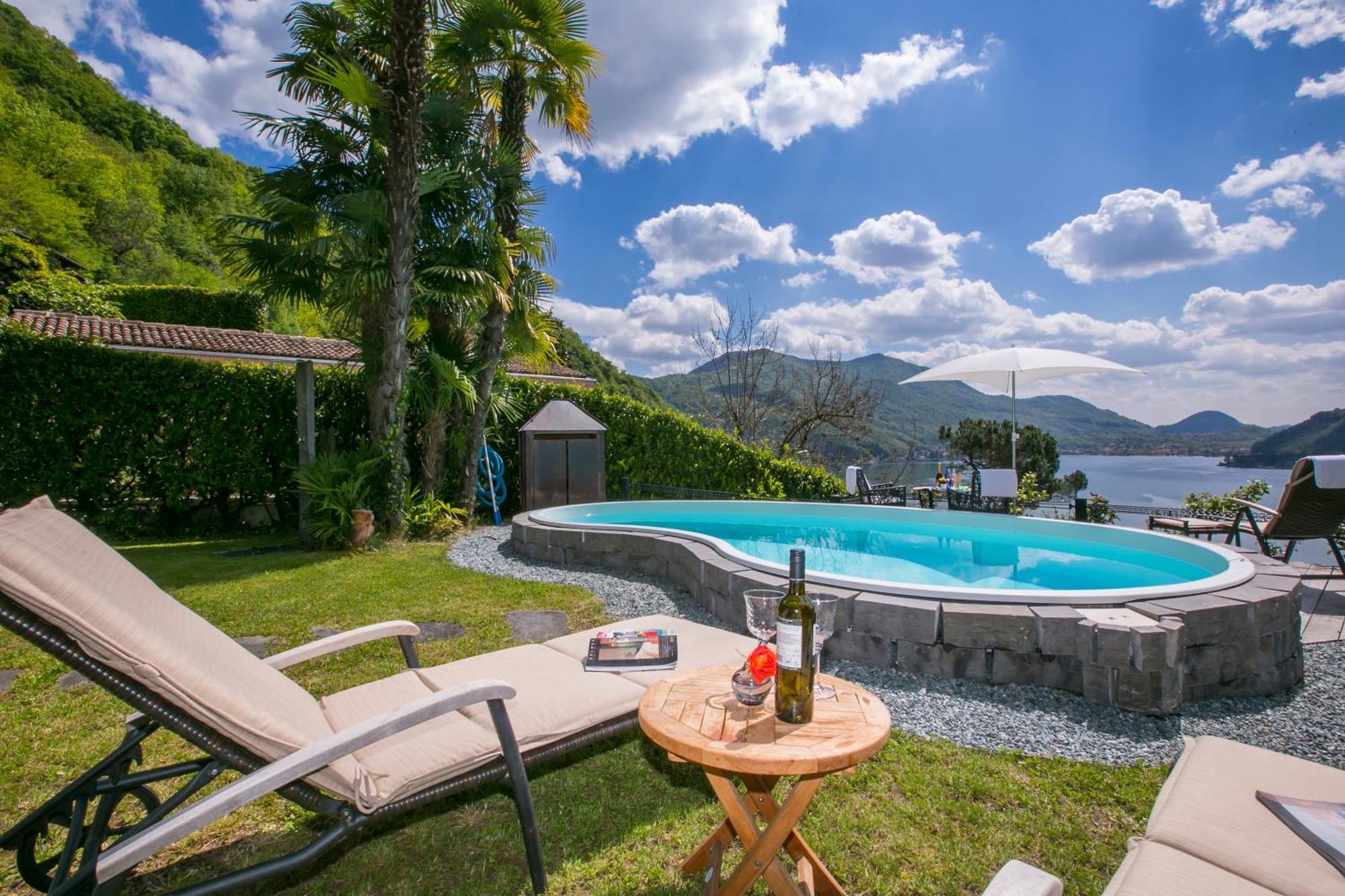 Morcote Magic View - Happy Rentals ภายนอก รูปภาพ